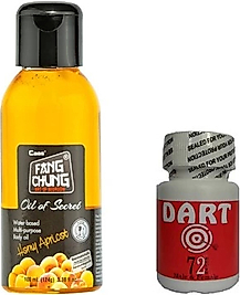 HEPSİDAHİCE FANG CHUNG OİL OF SECRET 100ML KAYISI AROMALI MASAJ YAĞI + 30LU DART72 ERKEKLERE ÖZEL