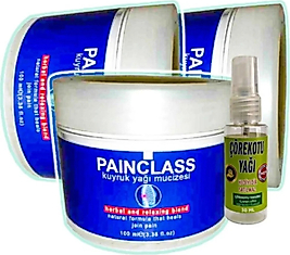 SÜPER PAIN CLASS KUYRUK YAĞI KREMİ X 3 ADET + ÇÖREK OTU YAĞI 30 ML