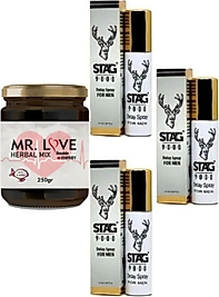 MRLOVE GİNSENGLİ 250 GR VE SPRAY 3 ADET 1 GR