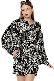 Alt Üst Şortlu Takım - Desenli