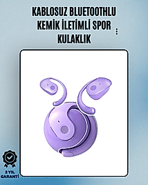 Kemik İletimli Spor Kulaklık Bluetooth 5.3 IPX4 Suya Dayanıklı