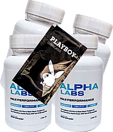 PLAYBOY JEL + ALPHA LABS ERKEKLERE ÖZEL SOFT JEL FORMUNDA 60'LI X 4 ADET
