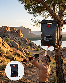 Taşınabilir Solar Isıtmalı Kamp Duşu 20 Litre UCZZZCAMPSHOWER-6