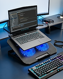 Sessiz Çift Fanlı Laptop Soğutucu 17 İnç Uyumlu UCZZZN99BİLGİSAYARFANI-3