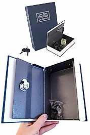 Gizli Kasa Kilitli Sözlük Görünümlü 18cm Gizli Kasa Büyük Boy Anahtarlı