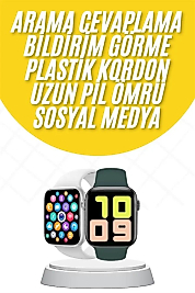 Akıllı Saat Uyku ve Sağlık Takibi Arama Cevaplama 44 MM Amoled Ekran