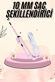 İnce Bukle 10MM Kıvırcık Saç Maşası Profesyonel Saç Şekillendirici