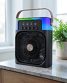 Masaüstü Sprey Fan USB Şarjlı RGB Işıklı 1L