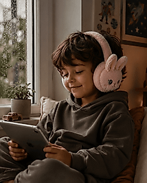 Bluetooth 5.3 Peluş Kulaklık Kablosuz Mikrofonlu TF Kart Girişli Model