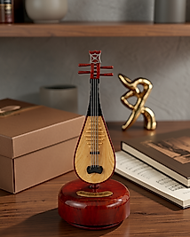 Dekoratif Müzik Kutusu Enstrüman Figürlü UCZZZPİPAMÜZİKUTUSU-9