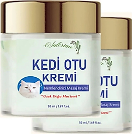 KEDİ OTU KREMİ 50 ML 2 ADET KAFUR AĞACI YAĞI IÇERİKLİ KREM