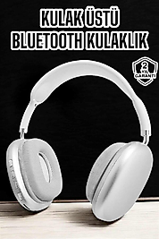 Kablosuz Bluetooth Kulak Üstü P9 Plus Beyaz 400 mAh UUCZP9KULAKLIKB1-1