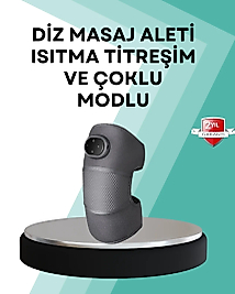 Ev Tipi Isı ve Titreşim Destekli Diz Masaj Aleti