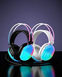 Kulak Üstü Kablosuz RGB Işıklı Bluetooth Kulaklık UCZZZPG580KULAKLIKKKKKKK3