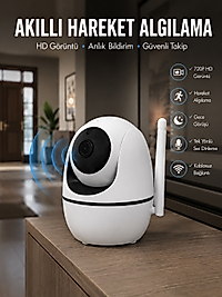 Anlık Bildirimli Hareket Sensörlü Full HD Kamera Yeni Nesil