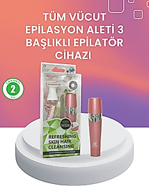 Yumuşak ve Pürüzsüz Cilt İçin Epilasyon Seti