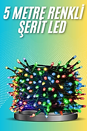 5 Metre Renkli Led Işık Her Ortama Uygun Dekoratif Aydınlatma