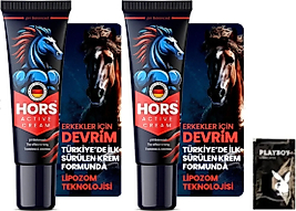 HORS ACTİVE CREAM P.ENİS KREMİ 50ML 2 ADET 1 ADET JEL