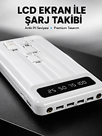 20.000mAh Taşınabilir Powerbank PD Teknolojili Çift USB Çıkışlı Yeni Nesil