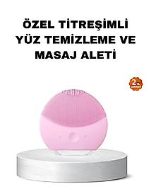 Silikon Yüz Temizleme ve Masaj Aleti – Su Geçirmez, Taşınabilir ve Cilt Dostu