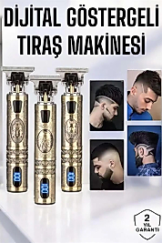 Tıraş Makinesi Çizik Tıraş Paslanmaz Çelik Uzun Ömürlü Şarjlı