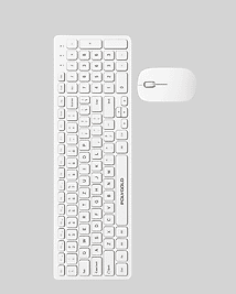 USB Alıcılı Kablosuz Klavye Mouse - Geniş Uyumluluk, Sessiz Tuşlar
