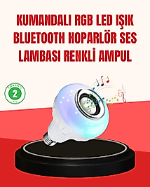 Akıllı LED Ampul – E27 Uyumlu ve Müzik Çalarlı Tasarım