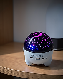 Çocuk Gece Lambası Bluetooth Hoparlörlü UCZYL666STAR1-1