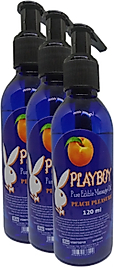 PLAYBOY PURE EDİBLE MASSAGE OİL 120ML ŞEFTALİ AROMALI MASAJ YAĞI 3 ADET