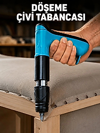 Ergonomik Saplı Çivi Tabancası Mobilya ve Ahşap Montaj El Aleti