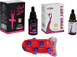 CAAS PİNK LADY KADIN DAMLA 30 ML & LADY ORGA KADIN DAMLA 30 ML + ERKEKLERE ÖZEL HEDİYE