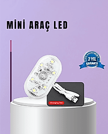 Araç İçi ve Ev Kullanımı İçin 7 Renkli Dekoratif LED Lamba