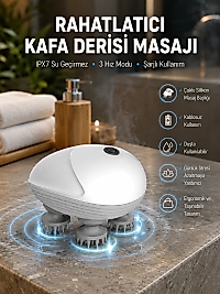 Derin Masaj Sağlayan Elektrikli Kafa Masaj Aleti