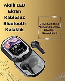 Kablosuz Kulaklık Seti LED Ekranlı Şarj Kutusu UUCZZZSEONEKULAKLIK-4