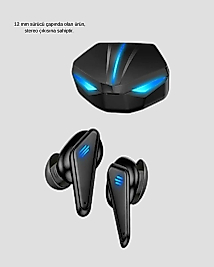 Oyuncu Bluetooth Kulaklık Tam Kablosuz Stereo LED Işıklı
