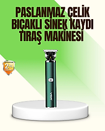 Koyu Yeşil Profesyonel Metal Gövdeli Saç Kesme Makinesi