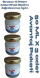 SNOW KİTTEN KREM 50 ML 3 ADET - VÜCUT AĞRILARINIZ IÇİN