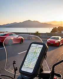 Su Geçirmez Telefon Tutucu Gidon Montajlı UCZZZT52MOTORTUTUCU-3