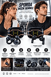 Küpe Tasarımında 4 Kulaklıklı Bluetooth Set PGJ99KULAKLIK-1