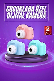 Dijital Fotoğraf Makinesi Çocuk Mini 1080p HD Kaliteli Renkli