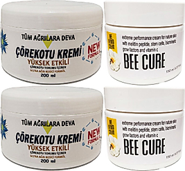 ÇÖREK OTU KREMİ WHİTE BOX 2 ADET 200 ML + 2 ADET BEECURE KREM 150 ML / KREM SETİ