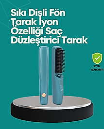 Kablosuz Saç Düzleştirici Tarak – 2600 mAh Şarjlı Model
