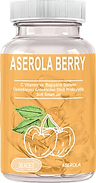 YOĞUN ASEROLA BERRY EKSTRATLI PROBİYOTİKDETOX 30LU SOFT JEL KAPSÜLLER