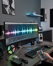 5050 RGB LED Şerit 5 Metre Uzaktan Kumandalı
