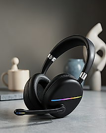 Kulaküstü Bluetooth Mikrofonlu RGB Işıklı Type-C Şarjlı UCZZMAX17-4-1