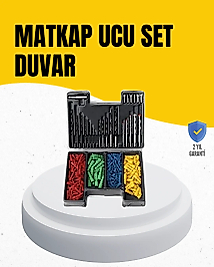 Delme Uç Seti 24 Parça Kutulu Matkap Ucu Ahşap Metal Beton İçin