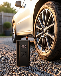 Dijital Lastik Pompası Powerbank Destekli UCZZZORMARAÇPOMPASI-3