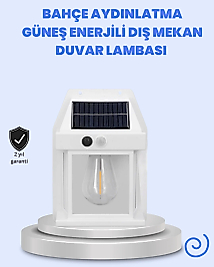 IP65 Su Geçirmez Güneş Paneli Dış Mekan Lamba