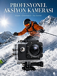 Ultra HD Video Çekimi İçin Profesyonel Aksiyon Kamerası