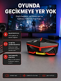 Kablosuz Bluetooth Kulaklık 5.0 Dokunmatik Kontrol Gürültü Engelleme